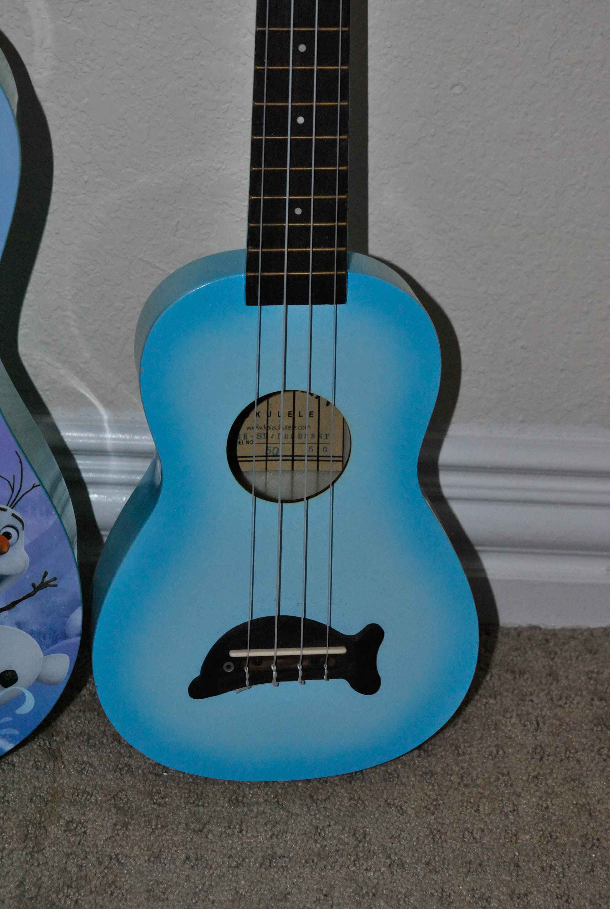 Youth First Act "Frozen" Acoustic Guitar and Kala Makala Ukulele