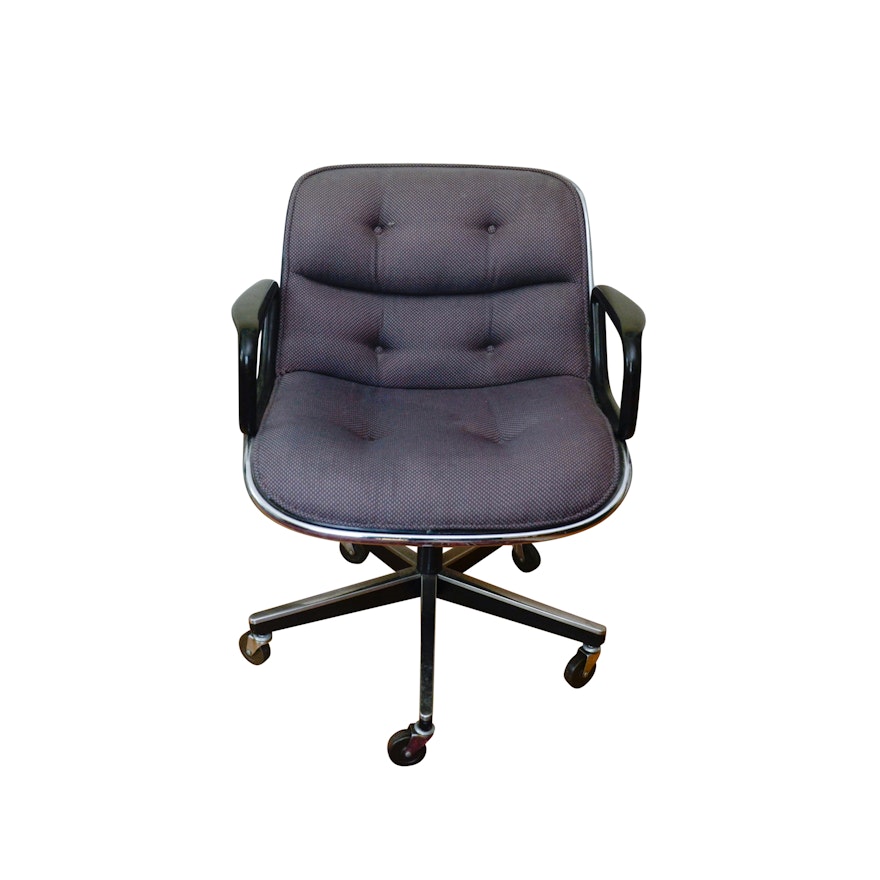 Mid Century Modern Office Chair by Charles Pollock for Knoll