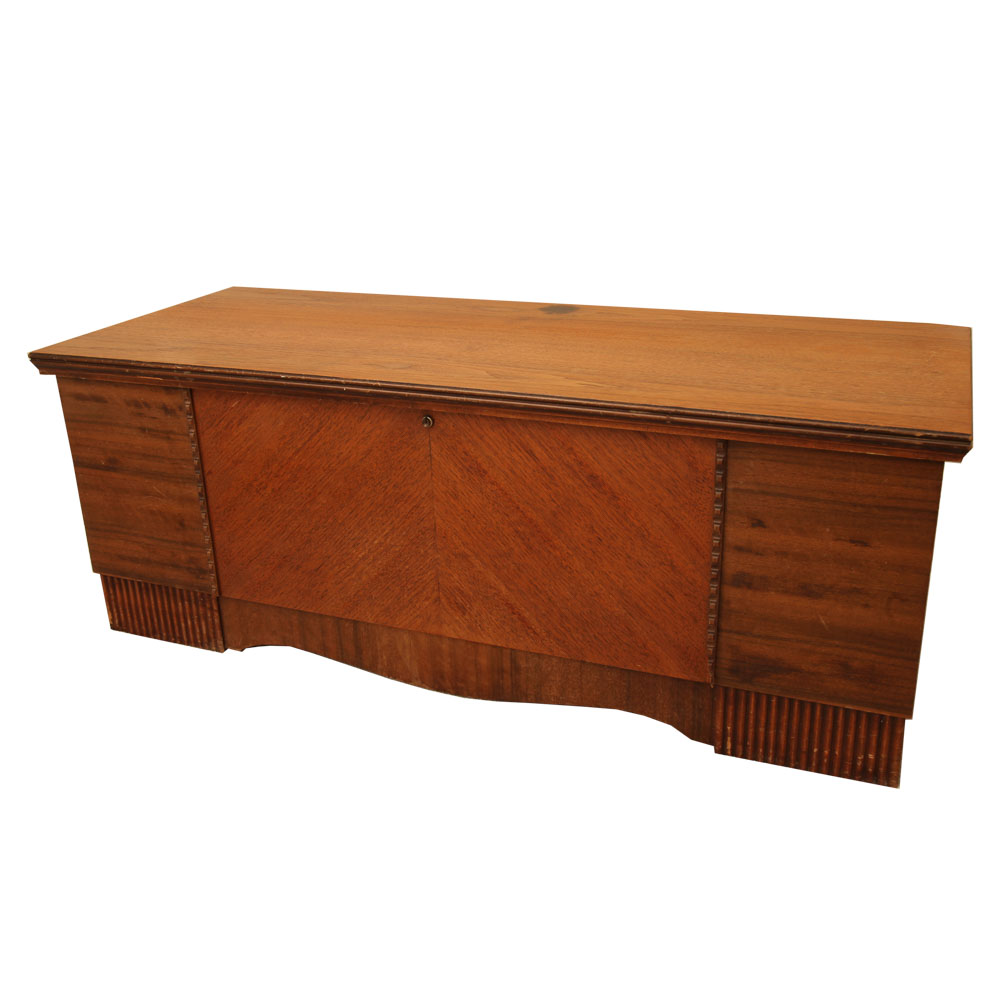 Vintage Art Deco Cedar Chest by Virginia Maid