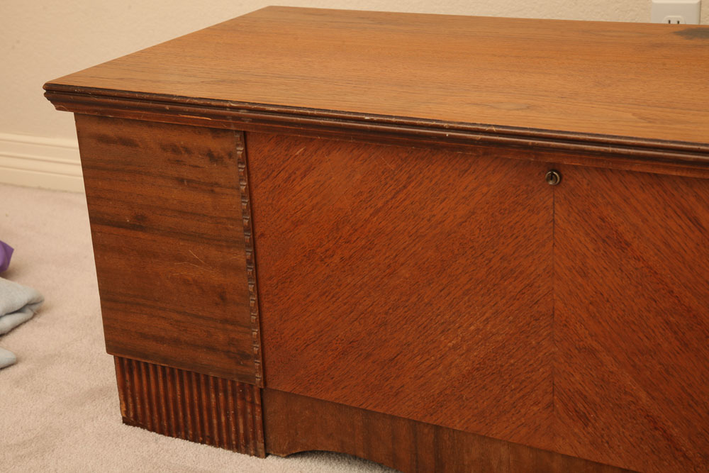 Vintage Art Deco Cedar Chest by Virginia Maid