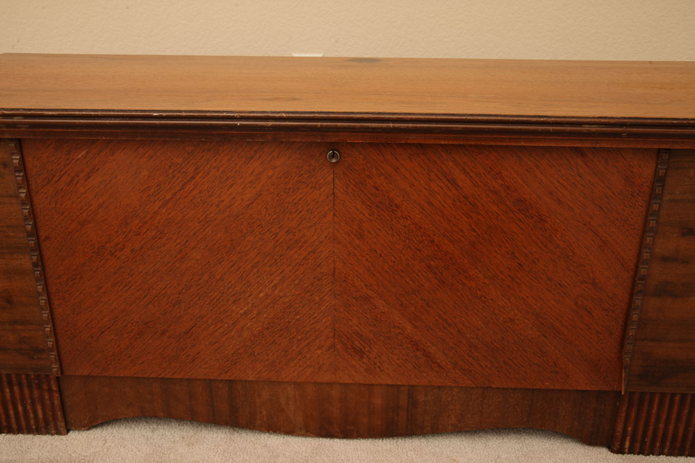 Vintage Art Deco Cedar Chest by Virginia Maid