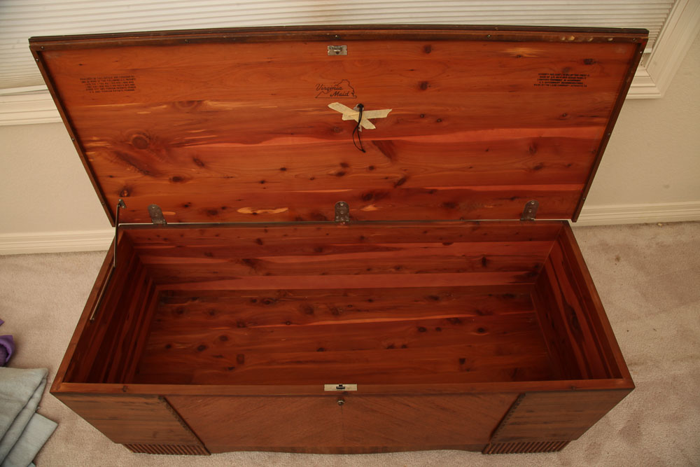 Vintage Art Deco Cedar Chest by Virginia Maid