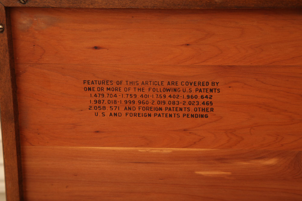 Vintage Art Deco Cedar Chest by Virginia Maid