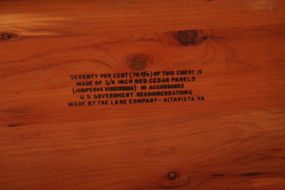 Vintage Art Deco Cedar Chest by Virginia Maid