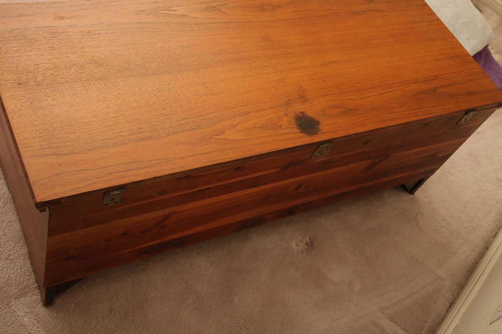 Vintage Art Deco Cedar Chest by Virginia Maid