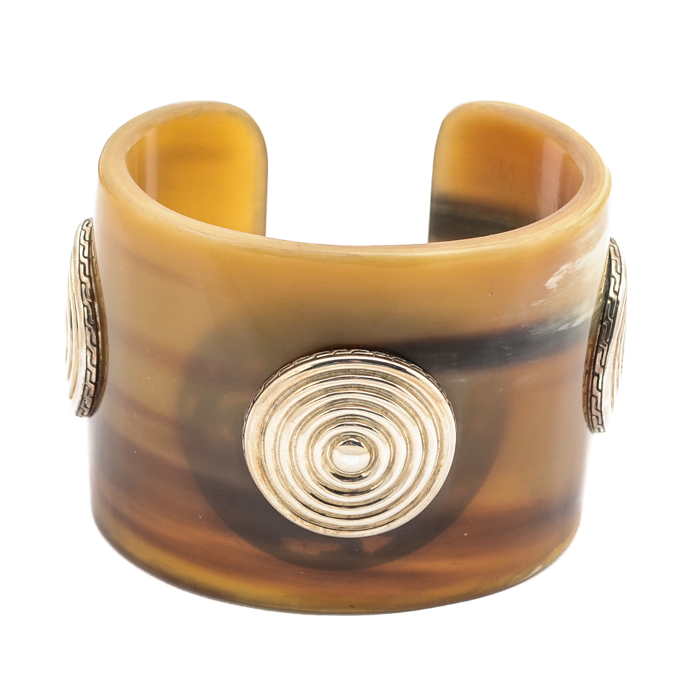 John Hardy Sterling Silver Buffalo Horn Cuff Bracelet