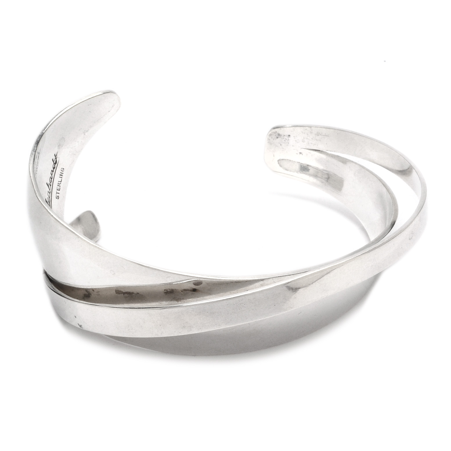 Gerhardt Modernist Double Layer Cuff Bracelet
