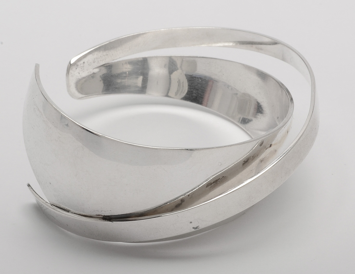 Gerhardt Modernist Double Layer Cuff Bracelet