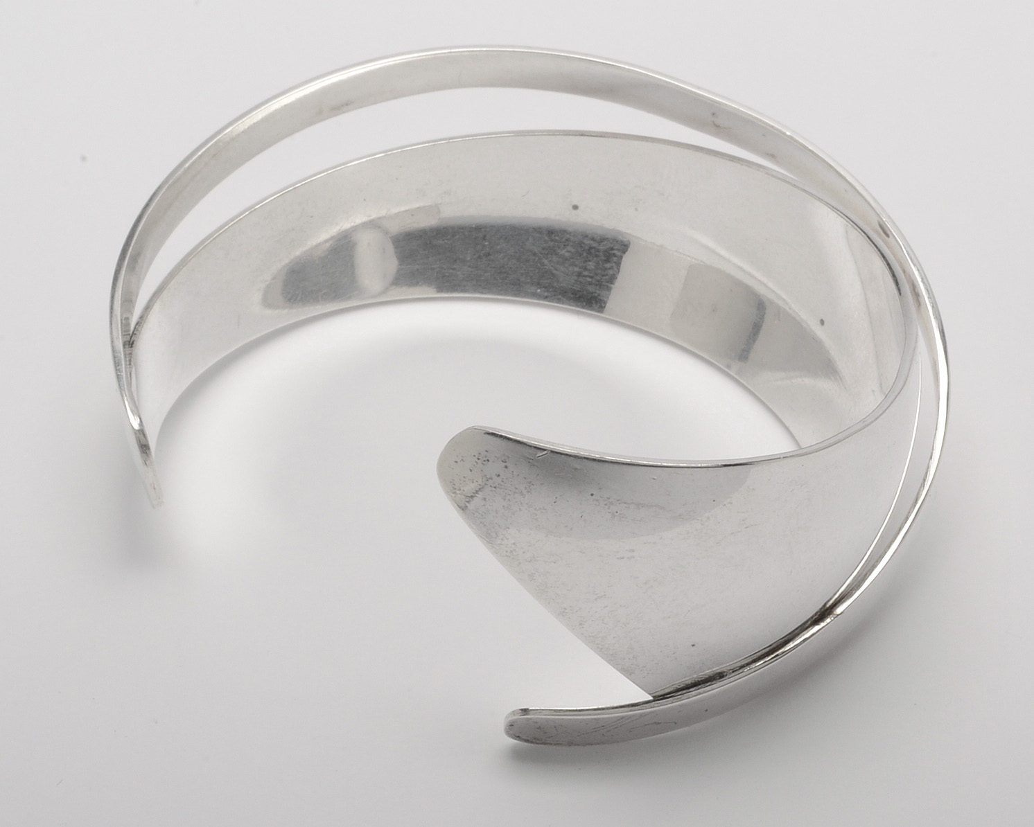 Gerhardt Modernist Double Layer Cuff Bracelet
