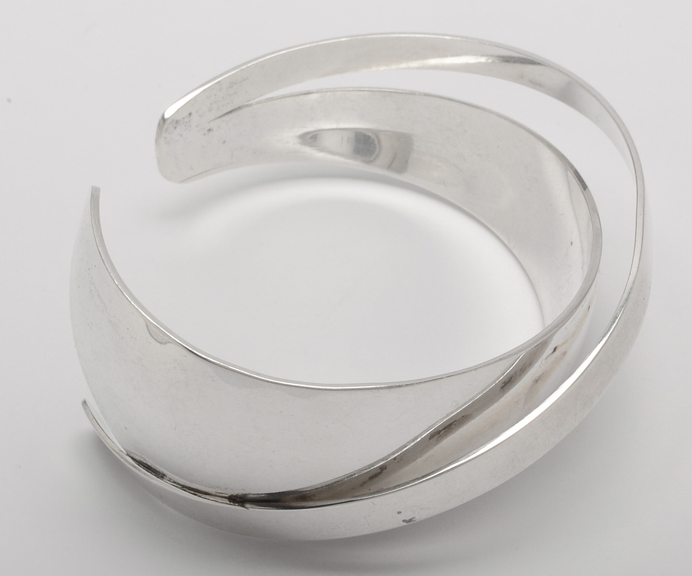 Gerhardt Modernist Double Layer Cuff Bracelet