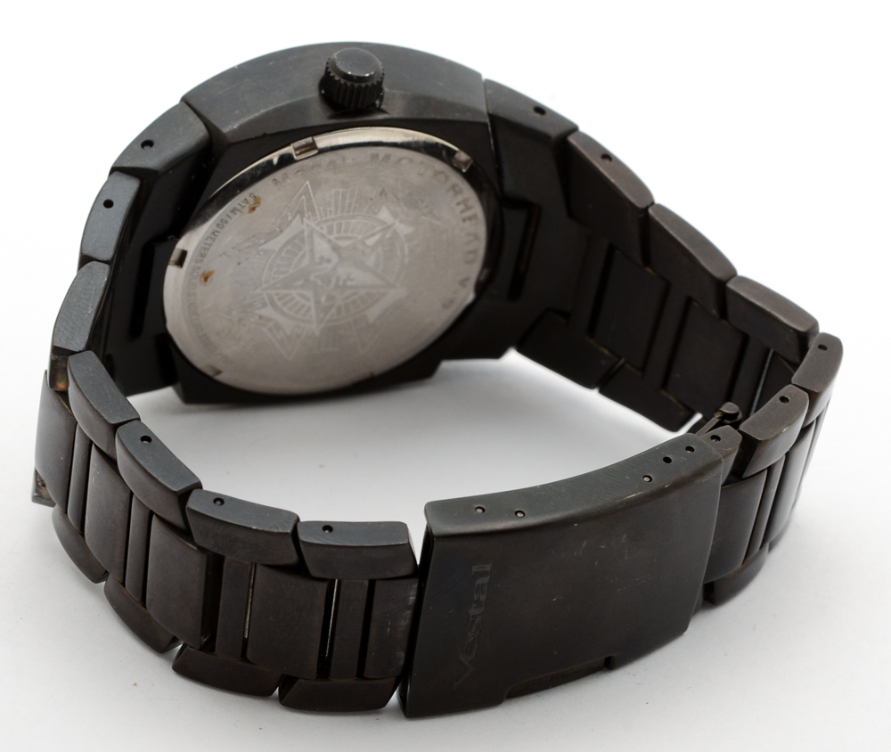 Vestal Limited Edition Motorhead V9 Shepard Fairey Black Steel Quartz Watch