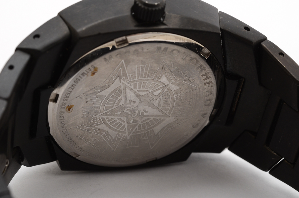 Vestal Limited Edition Motorhead V9 Shepard Fairey Black Steel Quartz Watch