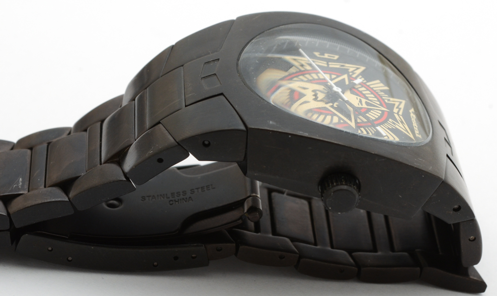 Vestal Limited Edition Motorhead V9 Shepard Fairey Black Steel Quartz Watch