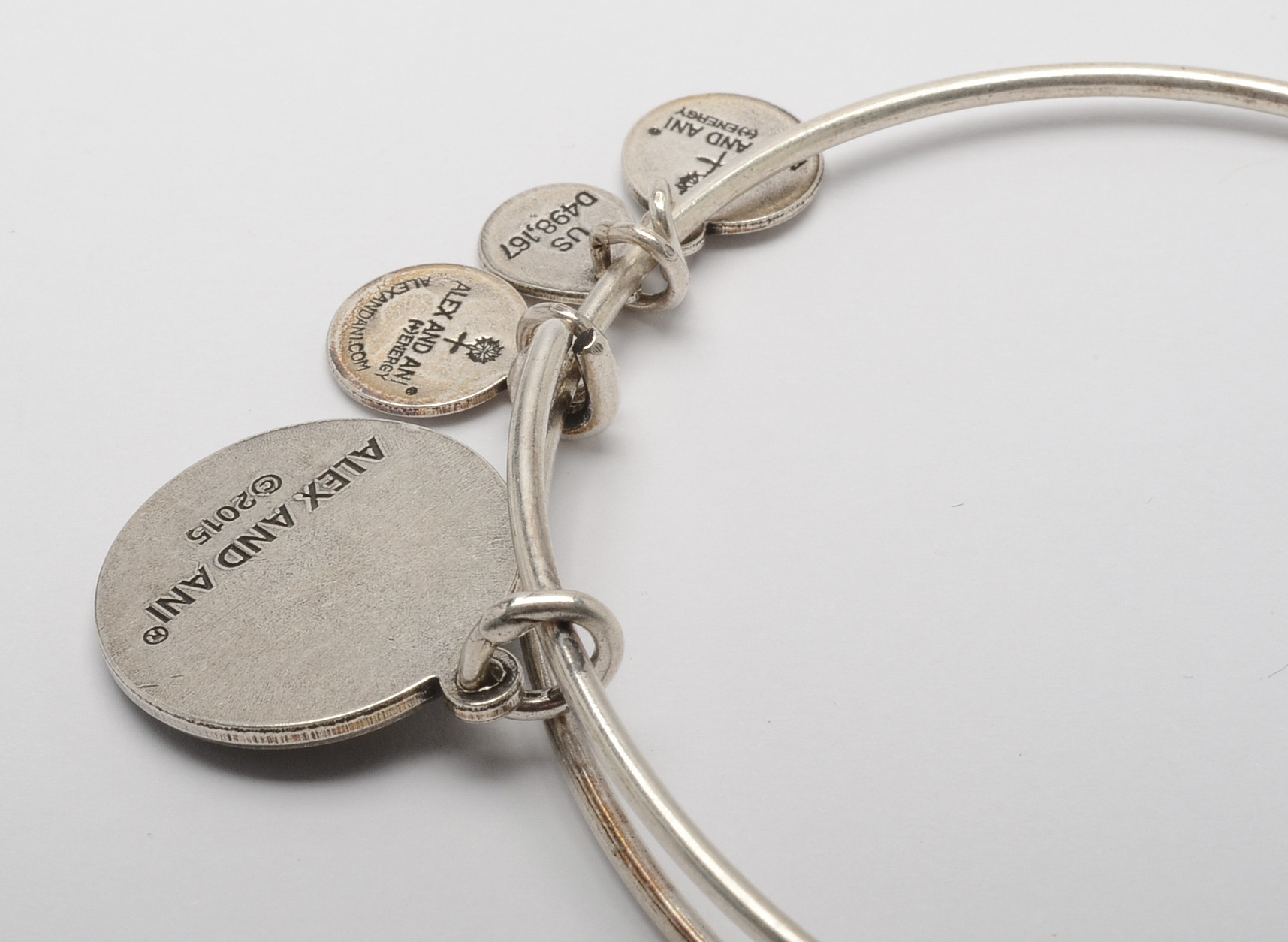 Alex and Ani Bangle Bracelets with Greek Sorority Charms