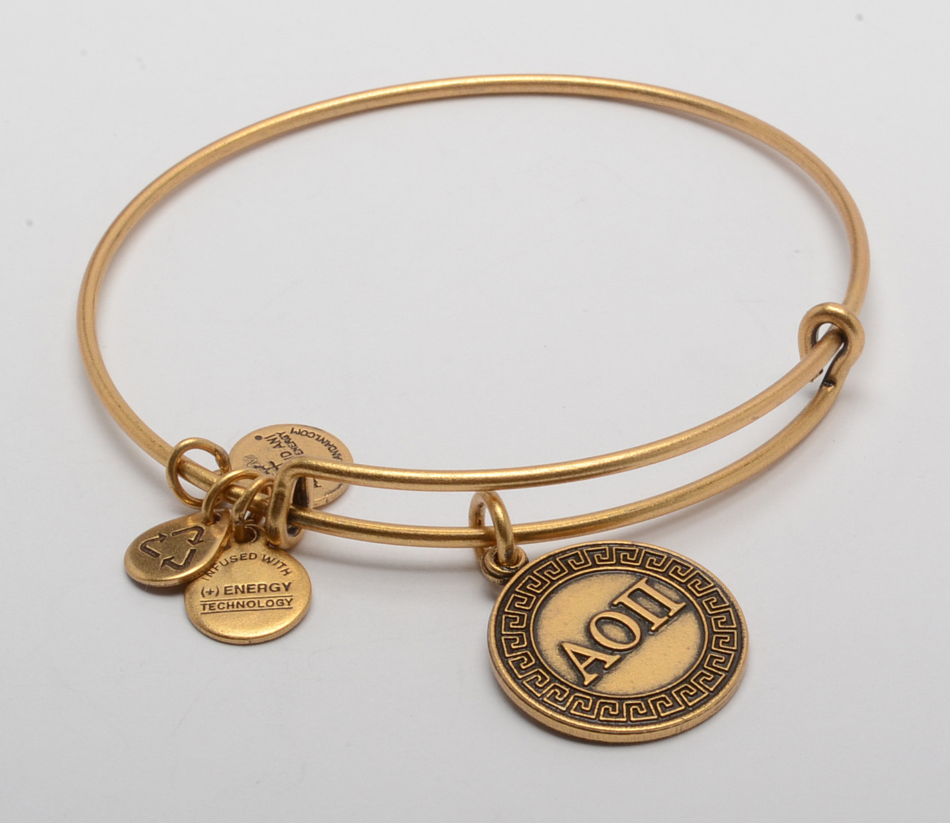Alex and Ani Bangle Bracelets with Greek Sorority Charms