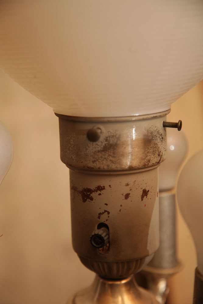 Vintage Torchiere Floor Lamp