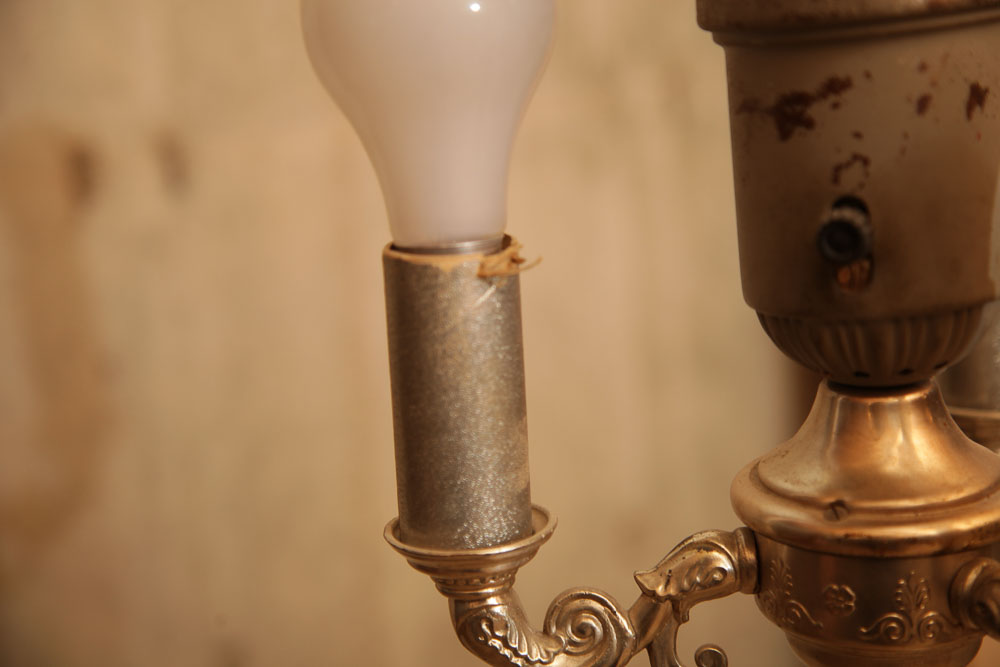 Vintage Torchiere Floor Lamp