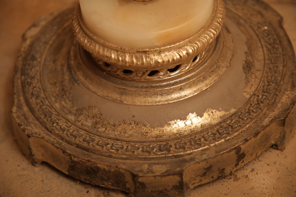 Vintage Torchiere Floor Lamp