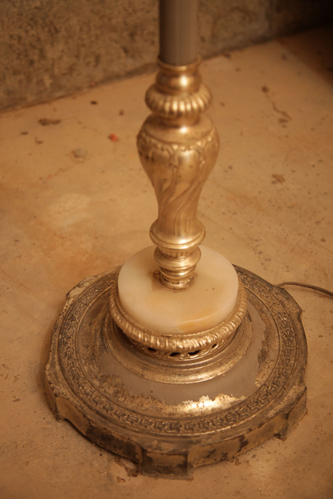 Vintage Torchiere Floor Lamp