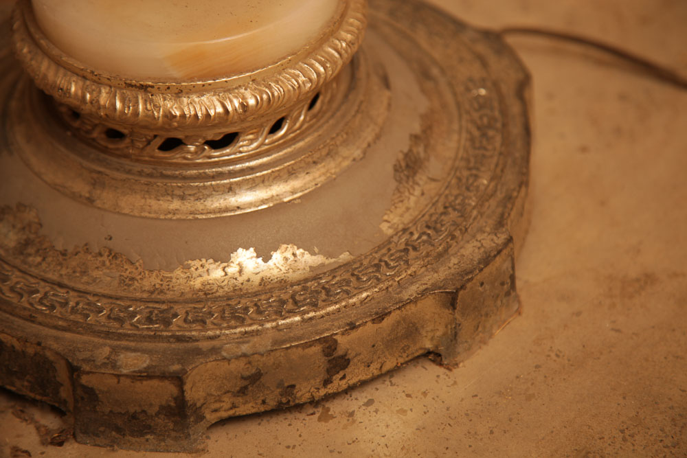 Vintage Torchiere Floor Lamp