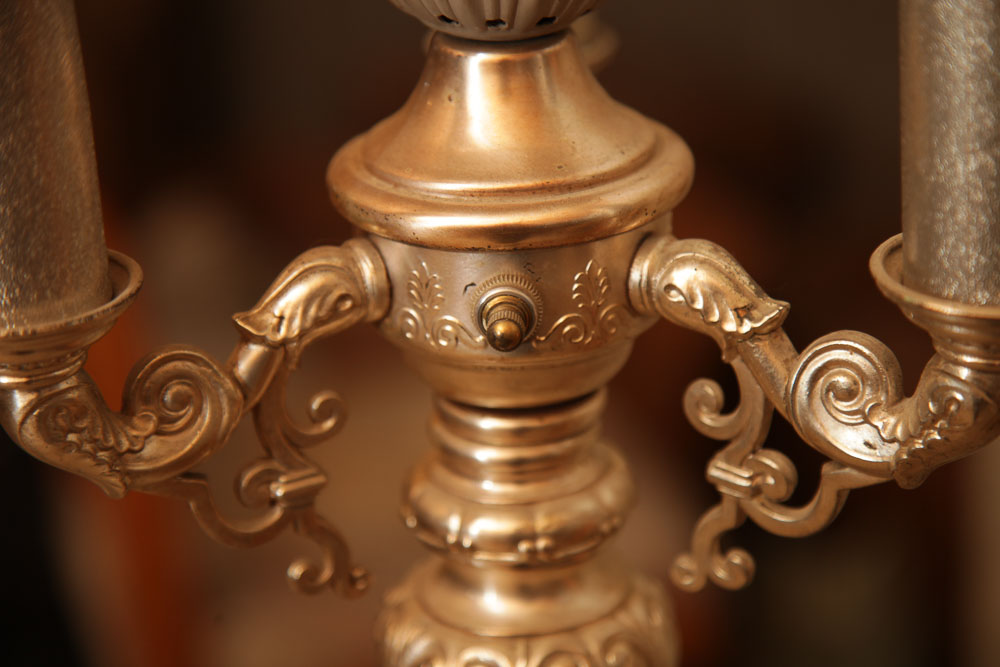 Vintage Torchiere Floor Lamp