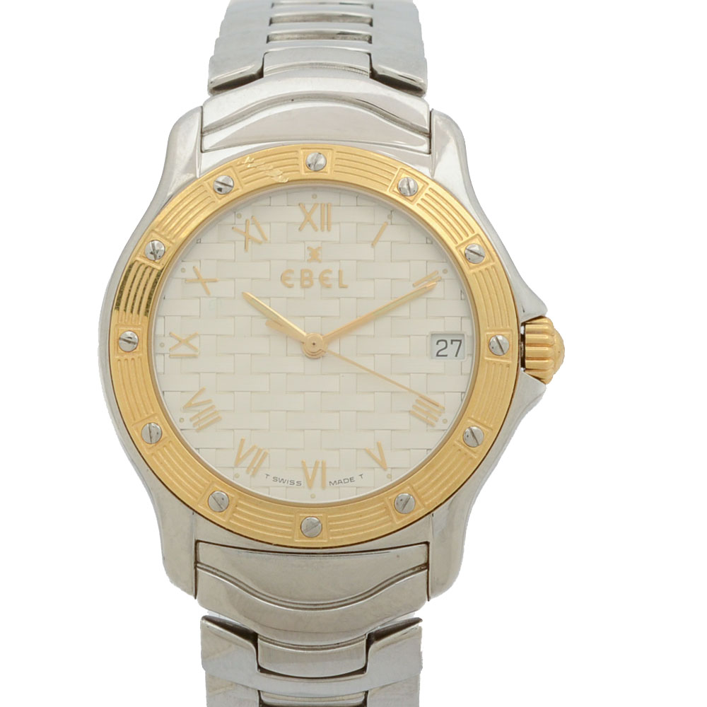 Ebel "Dress Wave" 18K Gold and Stainless Steel Quartz Watch