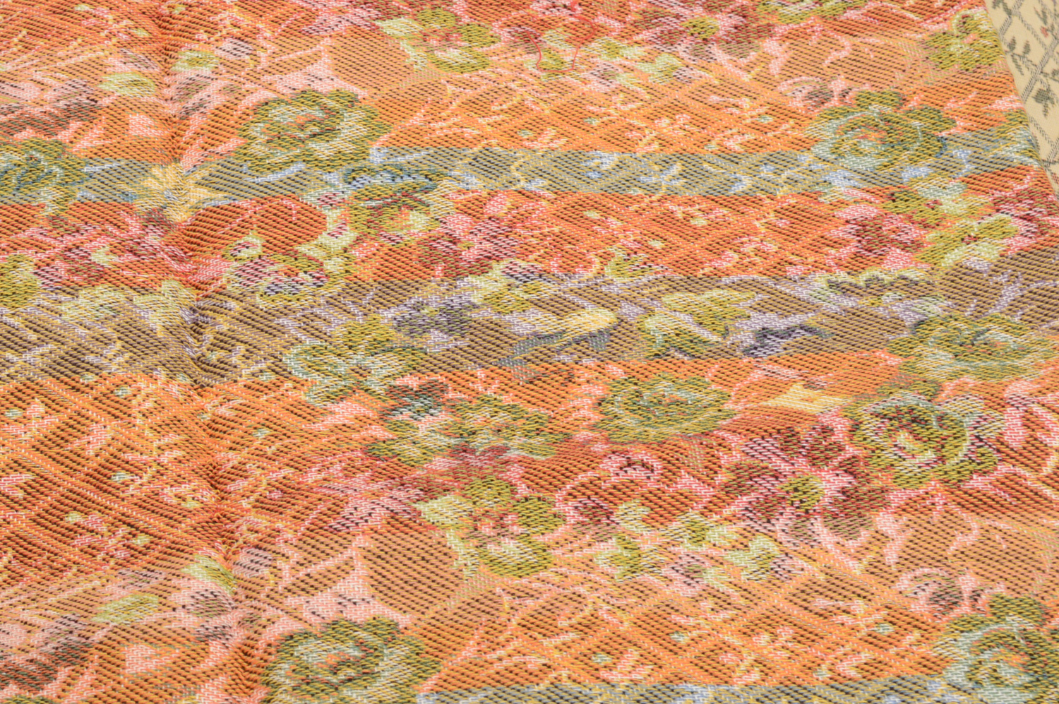 Vintage Cherry Swan-Arm Rocking Chair