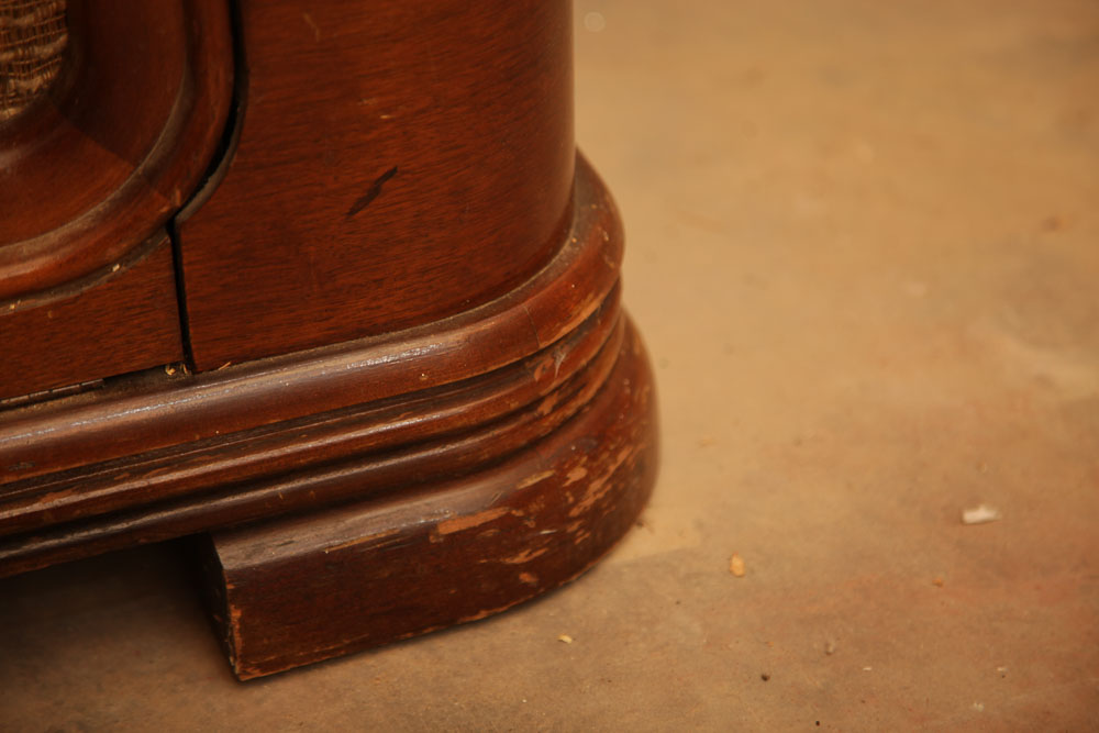 Antique Philco 41-608 Model Phonograph Radio with Speaker and Manuals