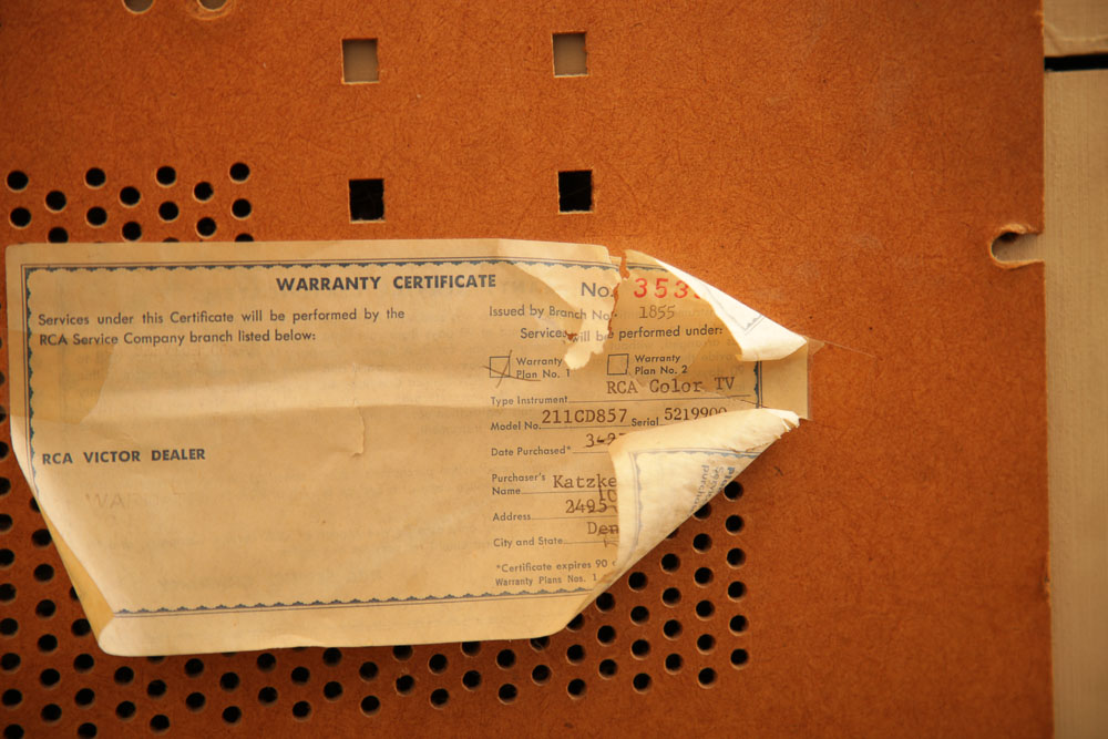 Vintage RCA Victor Color TV