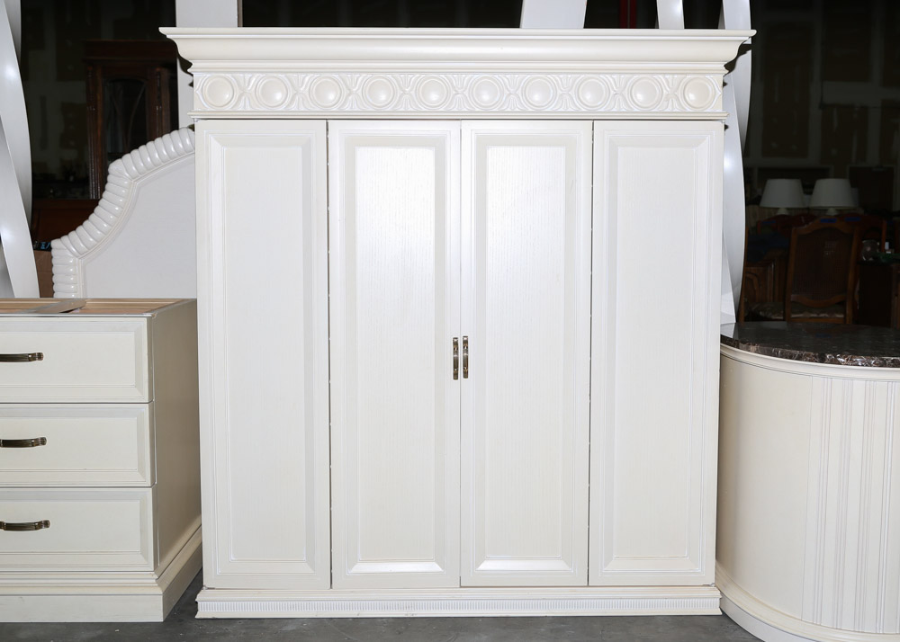 Whitewashed Entertainment Armoire by Century Furniture