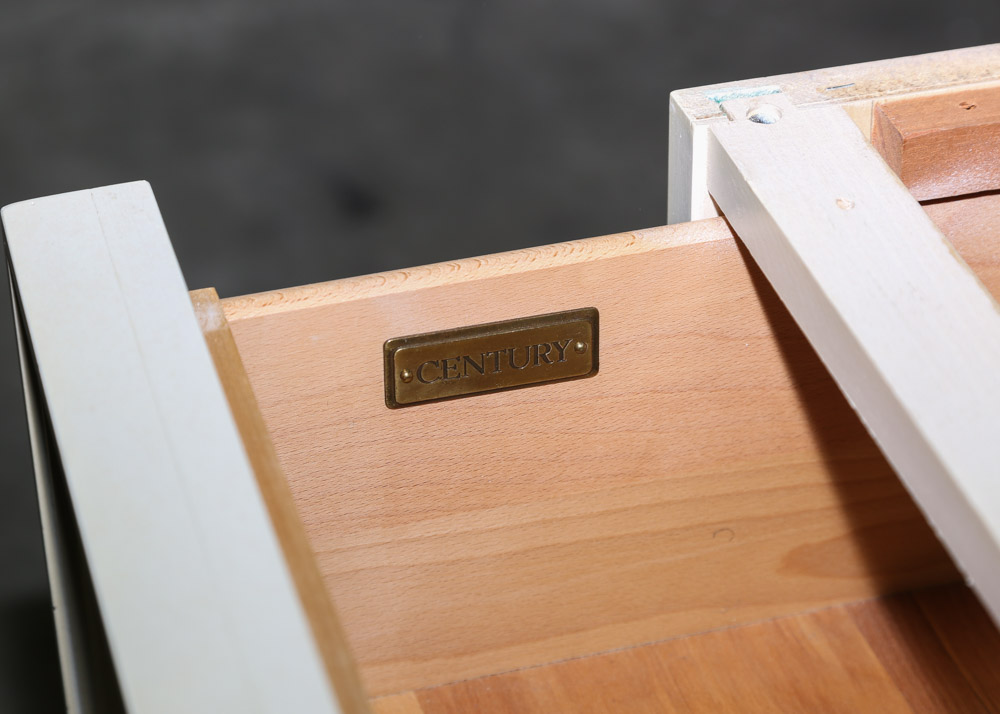 Whitewashed Entertainment Armoire by Century Furniture