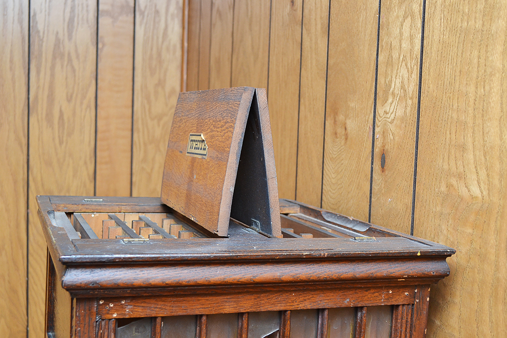 Antique Clark's Walnut Spool Cabinet and Others