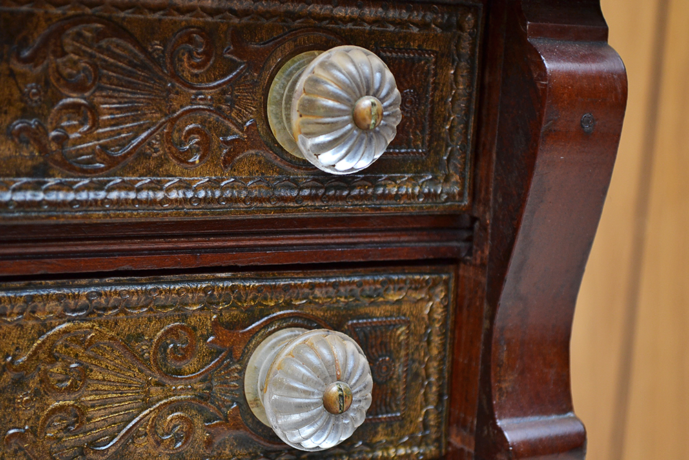 Antique Clark's Walnut Spool Cabinet and Others