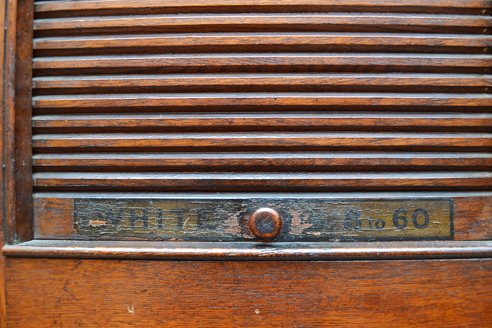Antique Clark's Walnut Spool Cabinet and Others