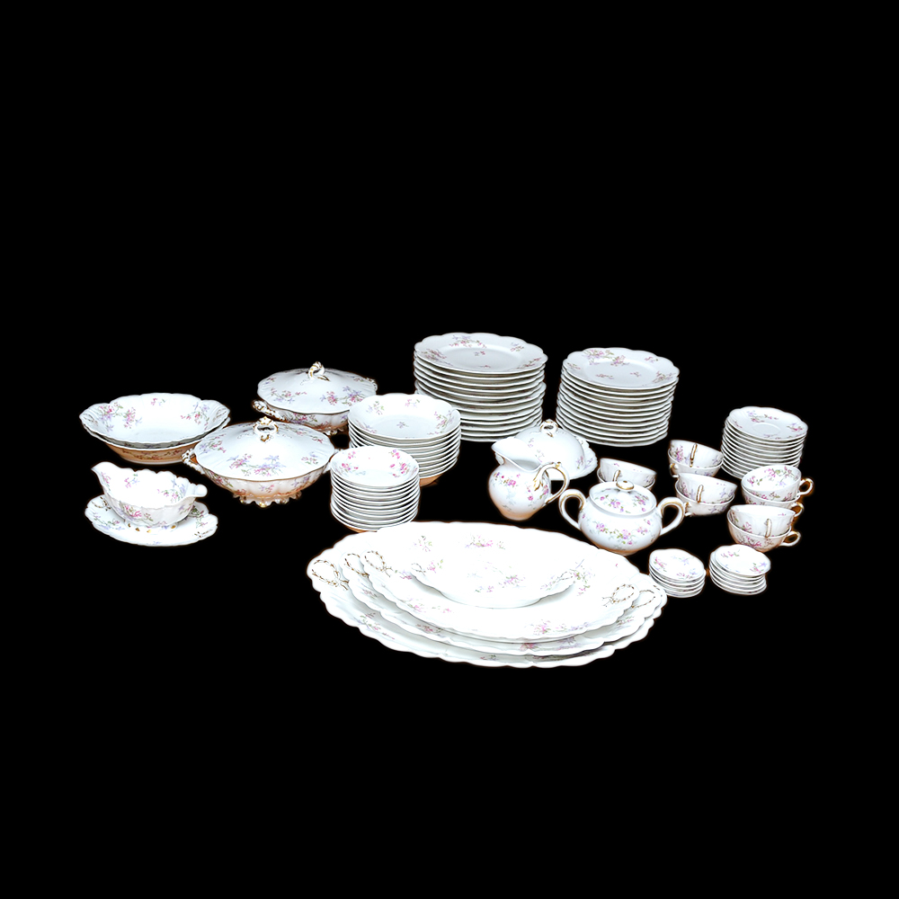 Haviland Limoges Pink Floral China Collection