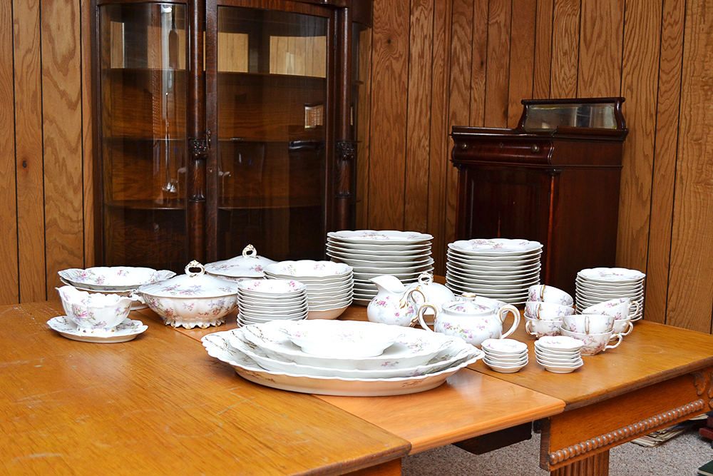 Haviland Limoges Pink Floral China Collection