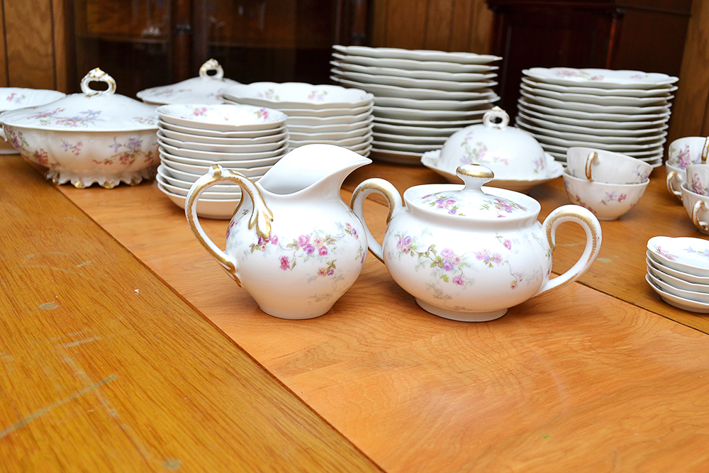 Haviland Limoges Pink Floral China Collection