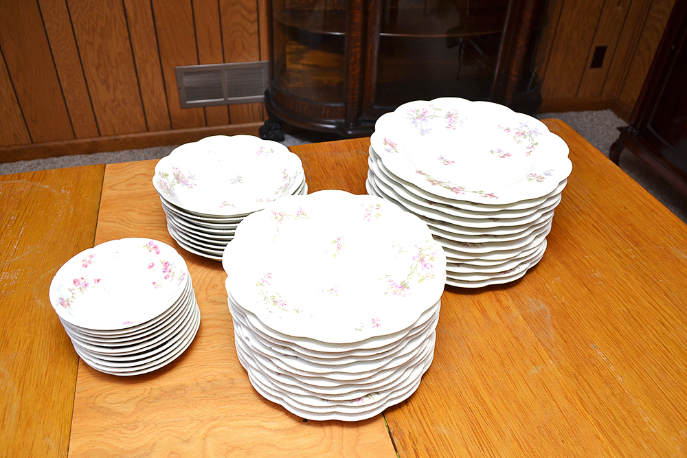 Haviland Limoges Pink Floral China Collection