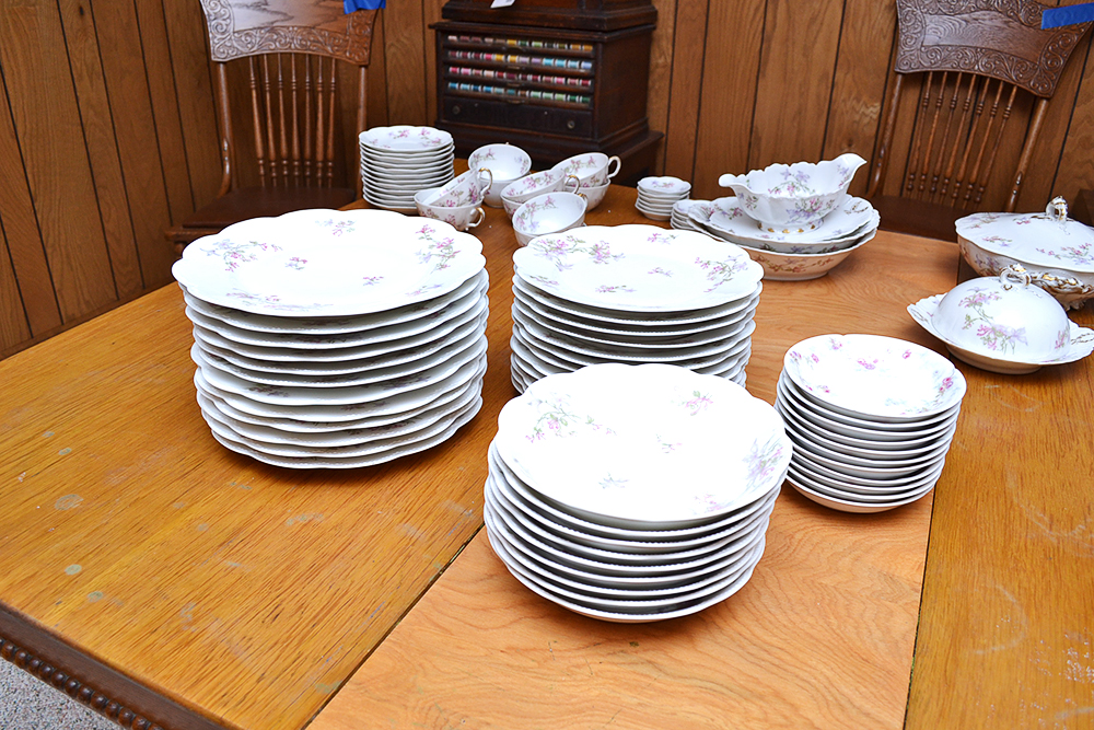 Haviland Limoges Pink Floral China Collection