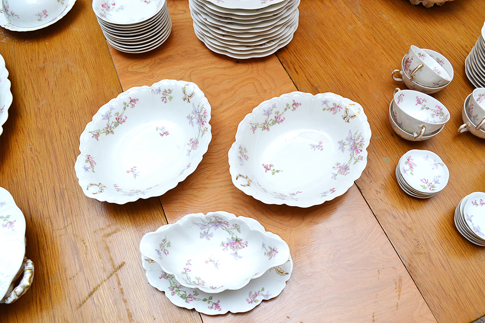 Haviland Limoges Pink Floral China Collection