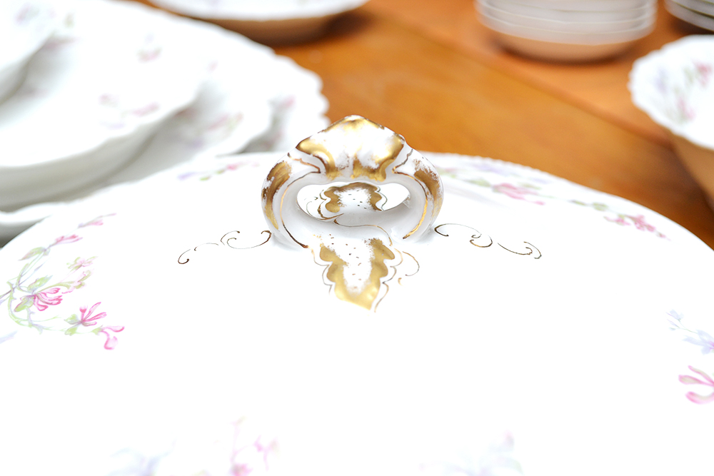 Haviland Limoges Pink Floral China Collection