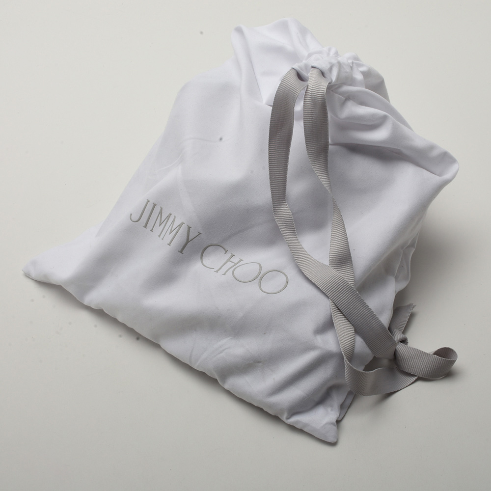 Jimmy Choo Grey Snakeskin Leather Sandals