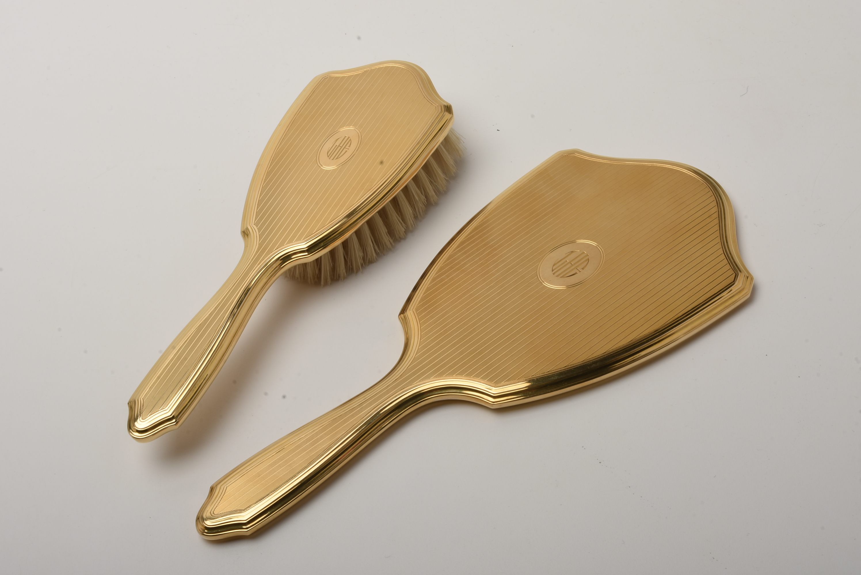 Vintage 18K Yellow Gold Tiffany & Co. Vanity Set