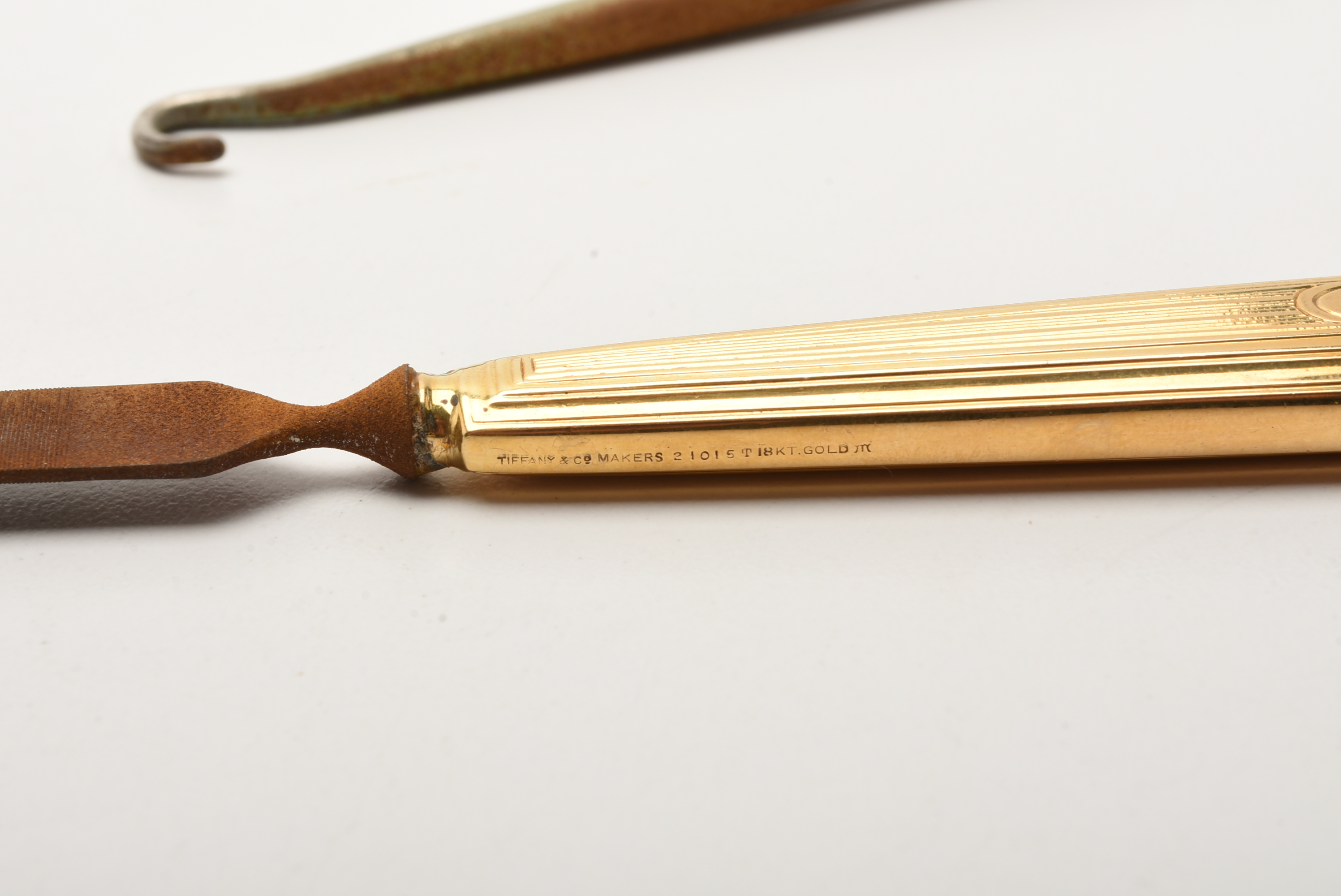 Vintage 18K Yellow Gold Tiffany & Co. Vanity Set