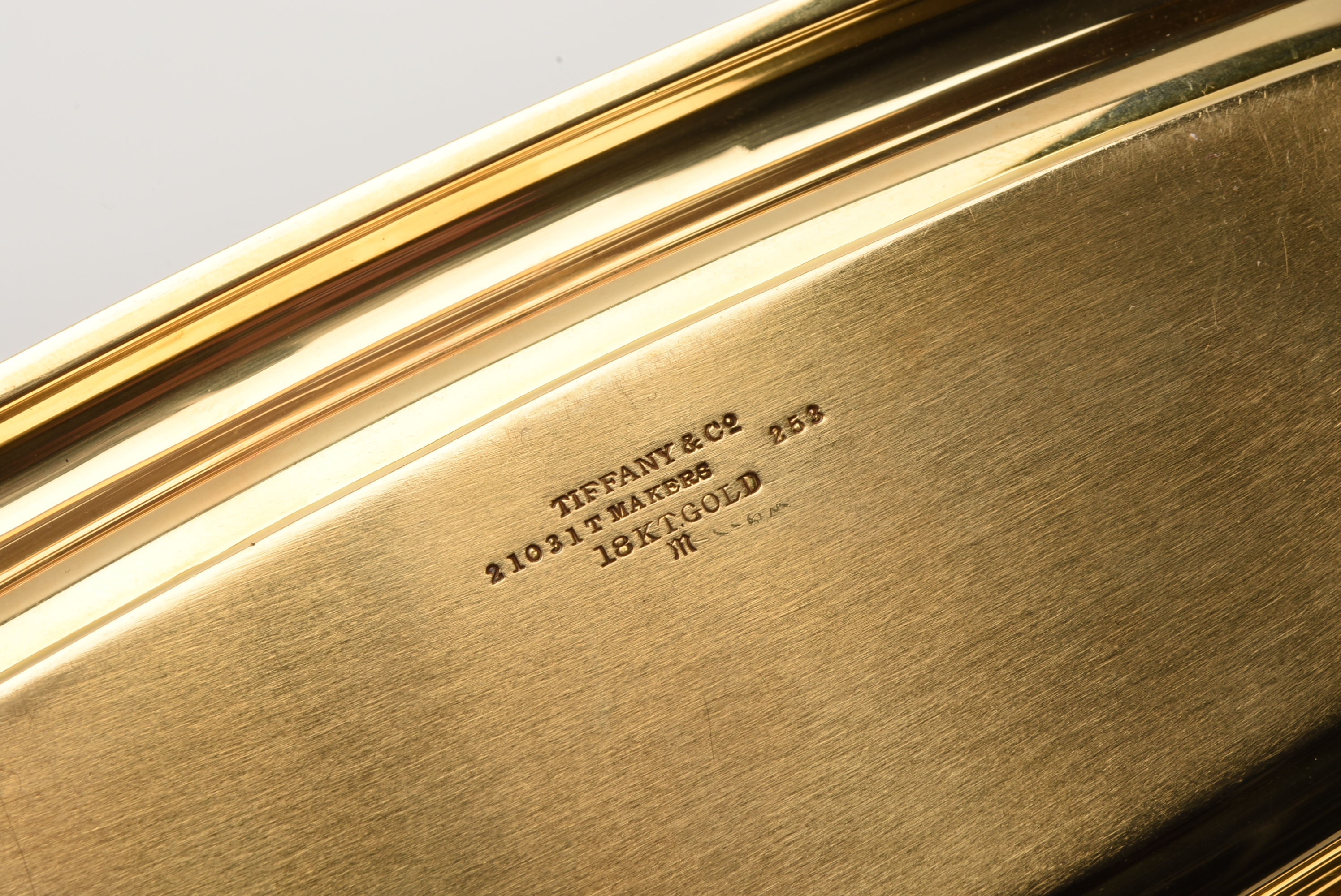 Vintage 18K Yellow Gold Tiffany & Co. Vanity Set