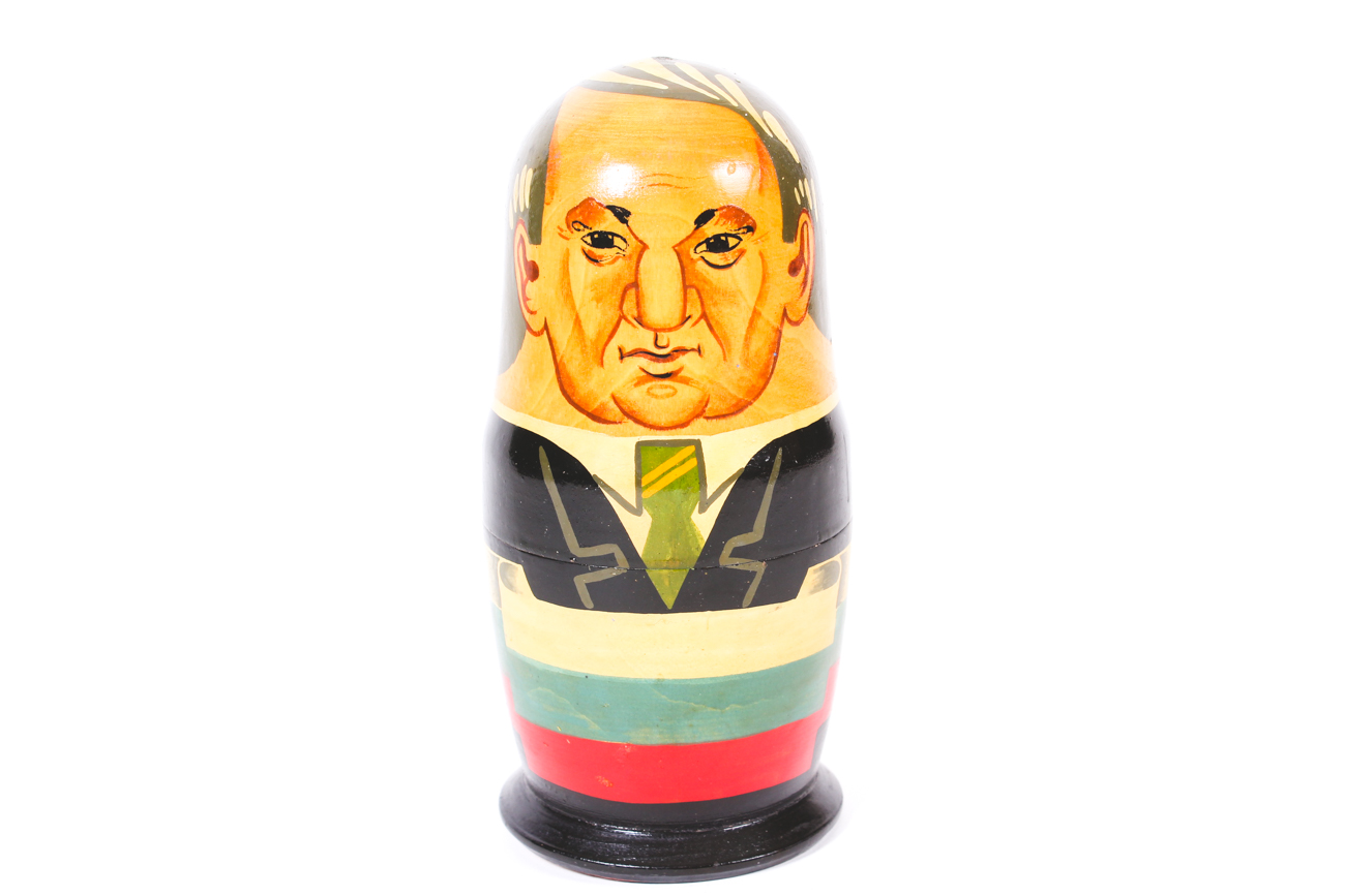 Matryoshka Nesting Dolls Featuring Russian and Soviet Leaders
