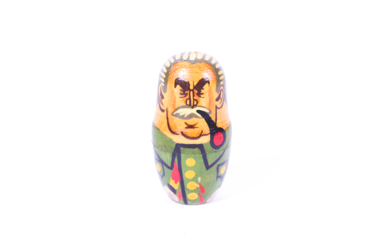 Matryoshka Nesting Dolls Featuring Russian and Soviet Leaders