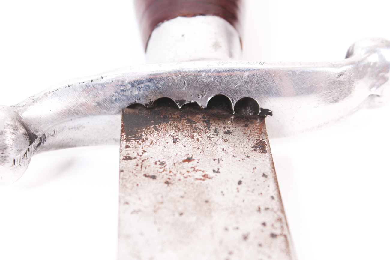 Vintage Mexican Machete with Eagle Head Pommel and Dragon to Blade