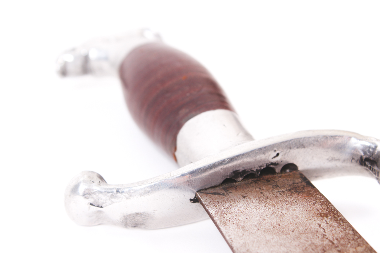 Vintage Mexican Machete with Eagle Head Pommel and Dragon to Blade