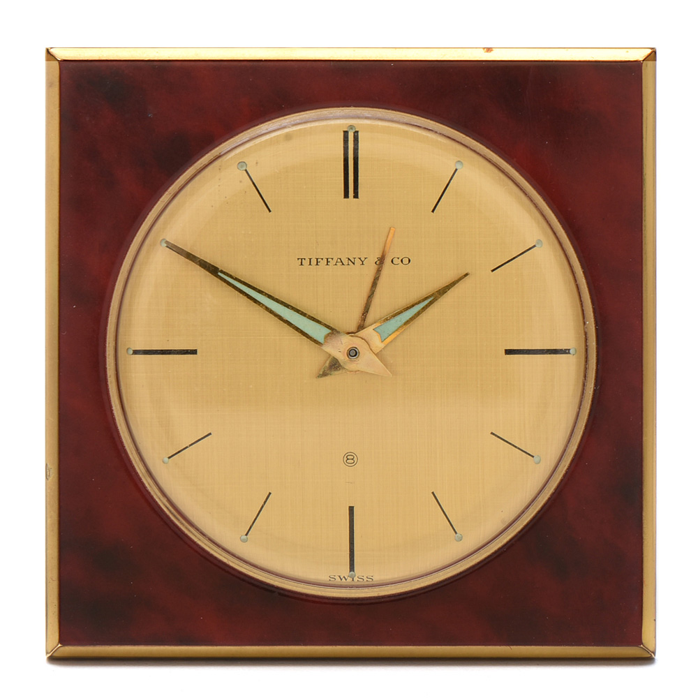 Vintage Tiffany & Co. Travel Alarm Clock